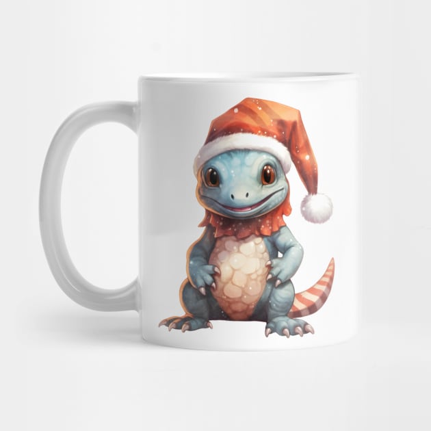 Gila Monster in Santa Hat by Chromatic Fusion Studio